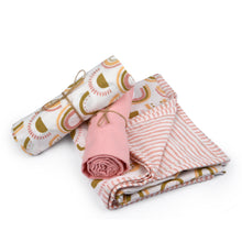 Load image into Gallery viewer, You are my Sunshine Blanket & Swaddle Set
